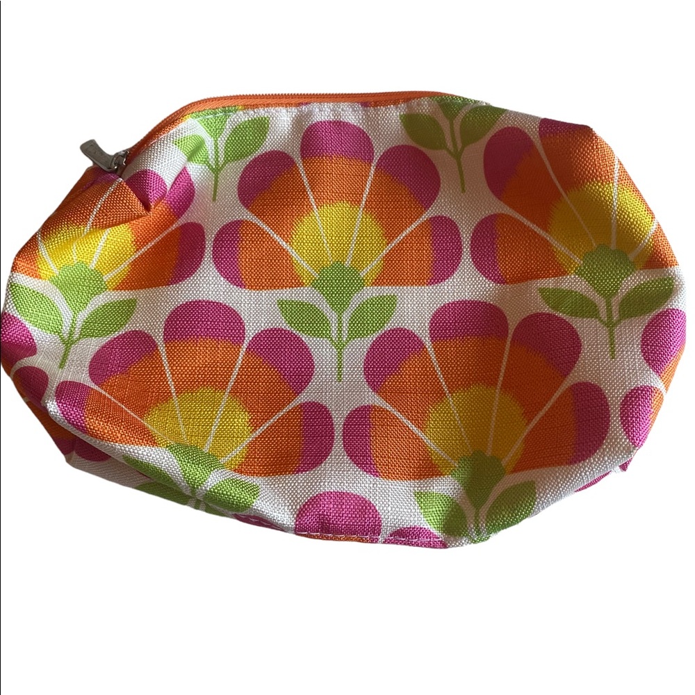 Clinique Bright Floral Zip Cosmetic Bag